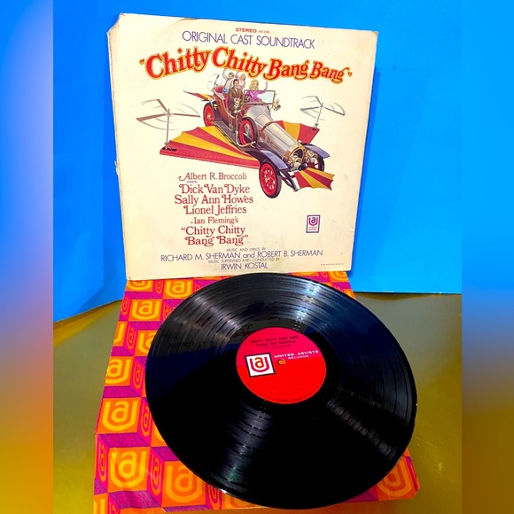 CHITTY CHITTY BANG BANG VTG 1965 ORIGINAL CAST SOUNDTRACK VINYL RECORD 12” RARE - Picture 2 of 15